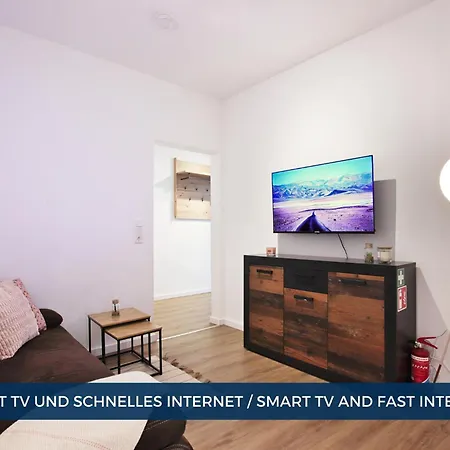 アパート Rtr - Fuer Bis Zu 8 Personen - Voll Ausgestattet - Zentral Limbecker Platz - Messe - Uniklinikum - Smart Tv - Modern エッセン