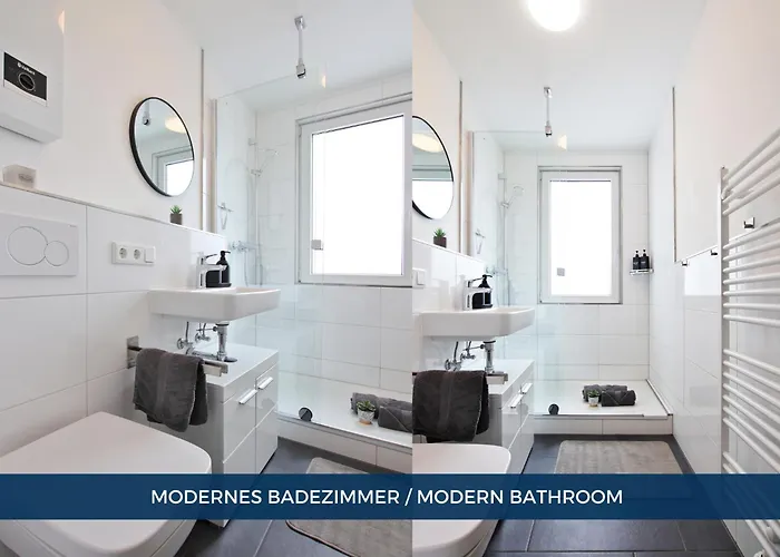 Rtr - Fuer Bis Zu 8 Personen - Voll Ausgestattet - Zentral Limbecker Platz - Messe - Uniklinikum - Smart Tv - Modern Lejlighed *