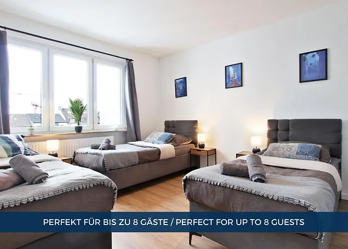 Lejlighed Rtr - Fuer Bis Zu 8 Personen - Voll Ausgestattet - Zentral Limbecker Platz - Messe - Uniklinikum - Smart Tv - Modern Essen